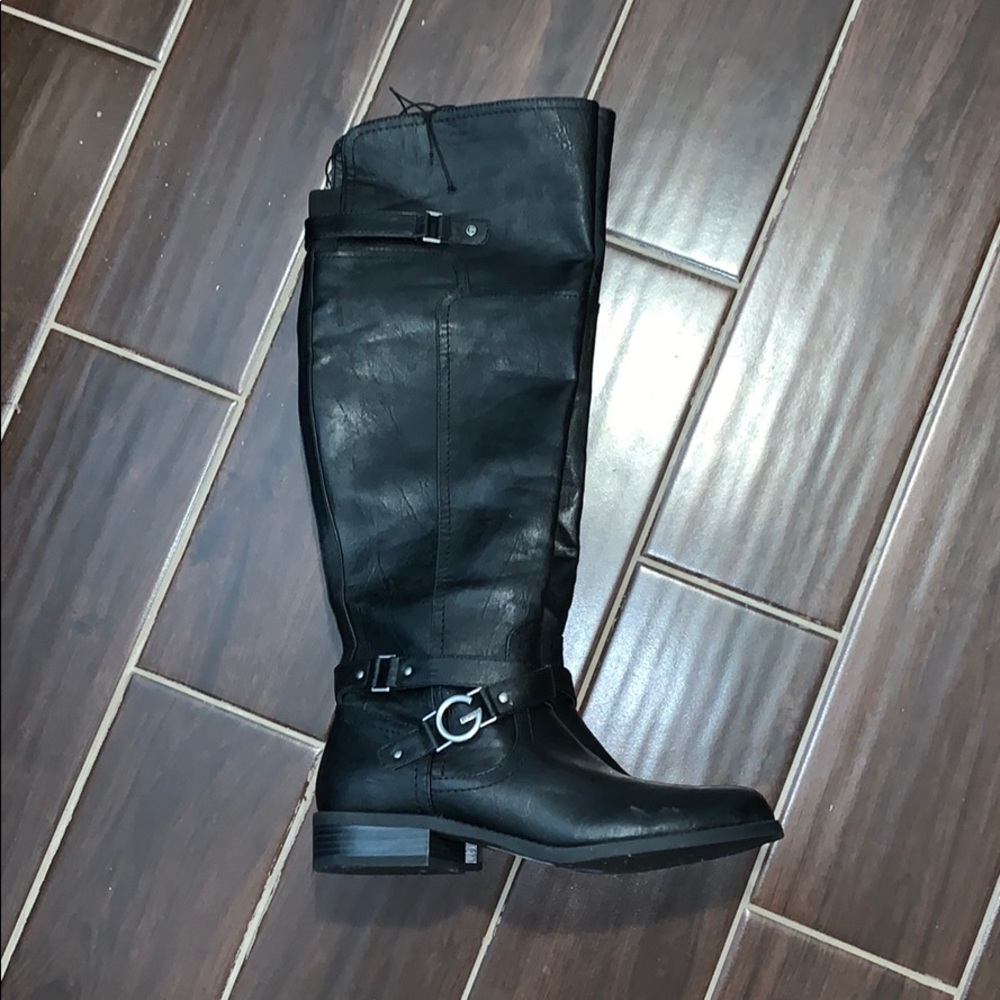 Black Guess boots Size 10